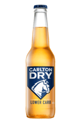 COLD Carlton Dry Beer Bottle 330ml