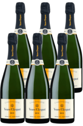 Festive 6 bottles of Veuve Clicquot Rich