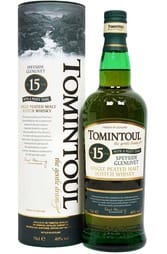 Tomintoul 15 Year Peaty Tang 700ml w/Gift Box