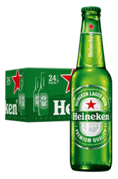 24 x Heineken Beer Bottle Case 355ml