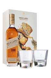 Johnnie Walker Gold Label 700ml w/ Gift Box and 2 Glasses
