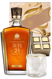 John Walker & Sons XR 21 Years 750ml Gift Set w/ Glass & 4 Whisky Stones