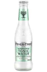 x 24 Fever-Tree Elderflower Tonic Water Bottle Case 200ml