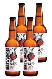 4 x Brewlander Love Wild IPA Bottles Pack 330ml