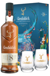 Glenfiddich 18 Years Lunar New Year 2025 Limited Edition 700ml Giftset w/ 2 Whisky Nosing Glass