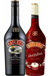 Baileys 1L Original & Red Velvet Cupcake 700ml Set