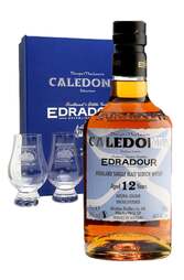 Edradour Caledonia 12 Year 700ml w/ Gift Box & 2 Glasses