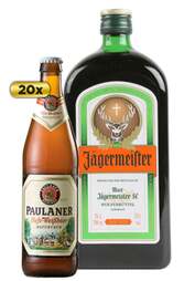 20-x-paulaner-hefe-weissbier-beer-bottle-case-jagermeister-700ml