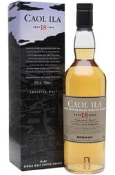 Caol Ila 18 Years 2017 Unpeated Style Release Single Malt 700ml Bottle with Gift Box