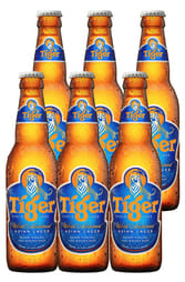 6 x Tiger Beer Bottles Pack 325ml