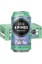 18 x 4 Pines New World Pale Ale Can 375ml