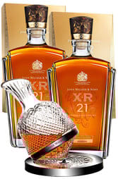 2 x John Walker & Sons XR 21 750ml with 1 Decanter Gift Set