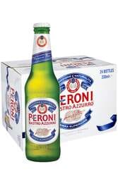 Peroni Nastro Azurro Beer Bottle with Case