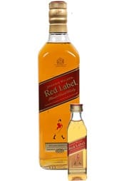  Johnnie Walker Red 700ml Bottle plus Miniature Bottle