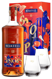 Martell VSOP 700ml Bottle Giftset with 2 Glasses