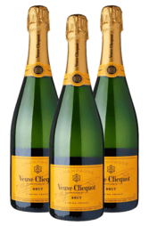 3 x Veuve Clicquot Brut 750ml