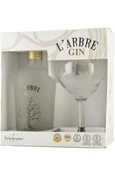 Larbre Gin 700ml Bottle Gift Pack w/ Glass