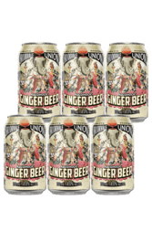 6 x Brookvale Union Alcoholic Ginger Beer Can 330ml