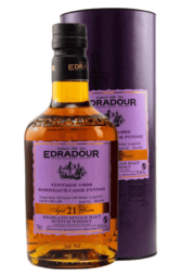 Edradour 21 Years 1999 Bordeaux Cask Finish 700ml w/Gift Box