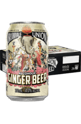 24 x Brookvale Union Alcoholic Ginger Beer Can 330ml