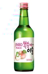 	Jinro Peach Soju 360ml Bottle