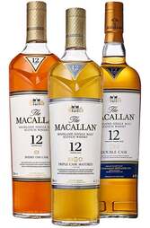 Macallan 12 Year Sherry Oak w/Gift Box
Macallan 12 Year Fine Oak w/Gift Box
Macallan 12 Year Double Cask w/Gift Box