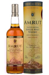 Amrut Peated Cask Strength Single Malt 700ml Bottle with Gift Box