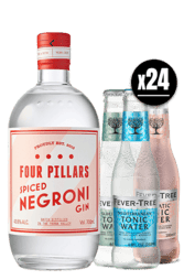 Four Pillars Spiced Negroni Gin x Fever Tree Bundle