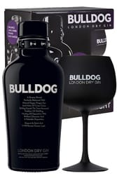 Bulldog London Dry Gin 700ml Giftset with Glass