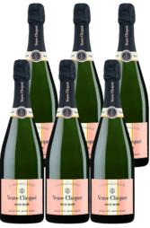 6 x Veuve Clicquot Rose 750ml