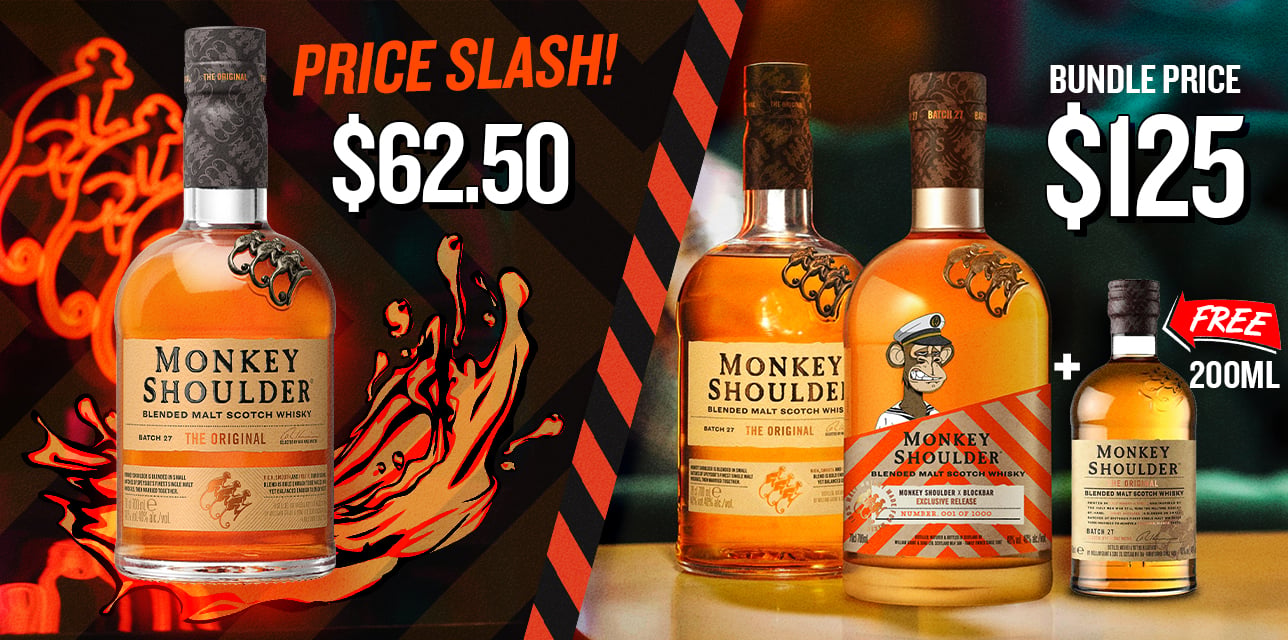 2025 Monkey Shoudler Price Slash!